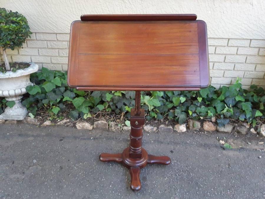 Victorian Mahogny Reading / Music Stand, Carters Ltd