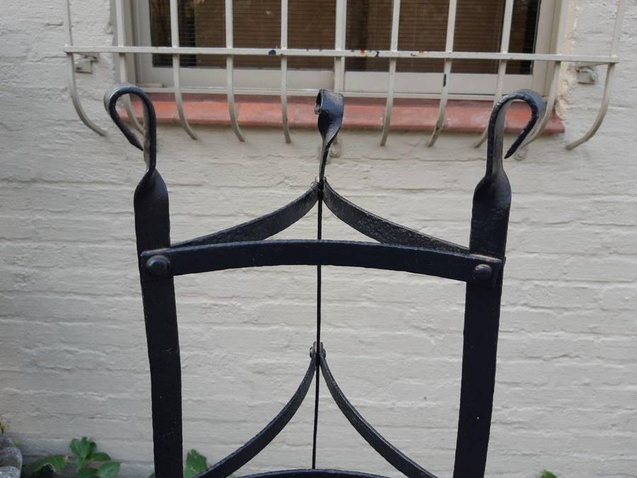 Antique Metal Pot Rack
