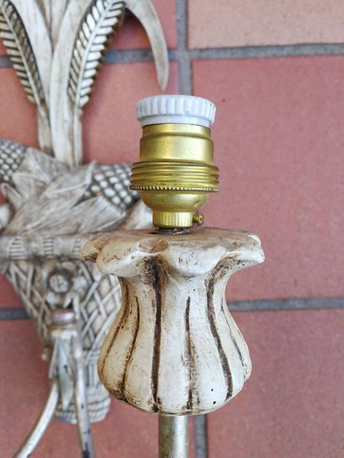 Pair of large size wall sconces