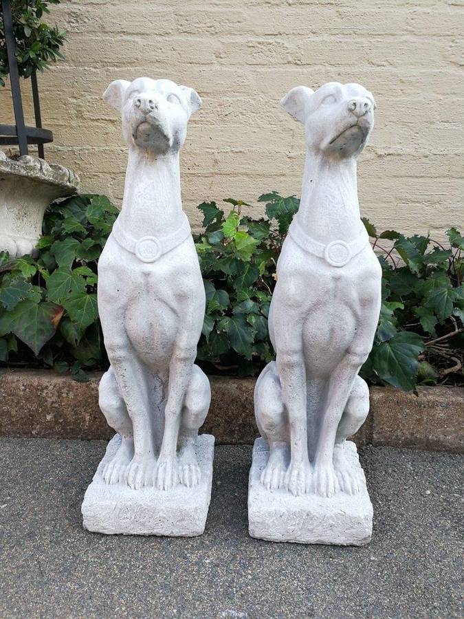 Pair Concrete Dog (Style 2)