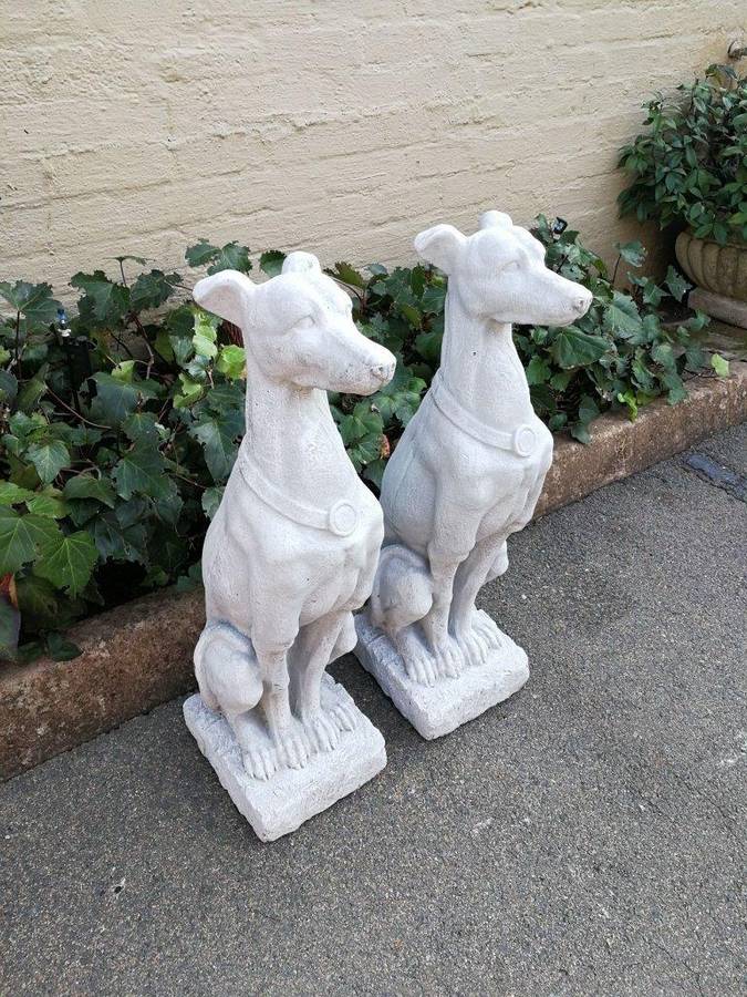 Pair Concrete Dog (Style 2)