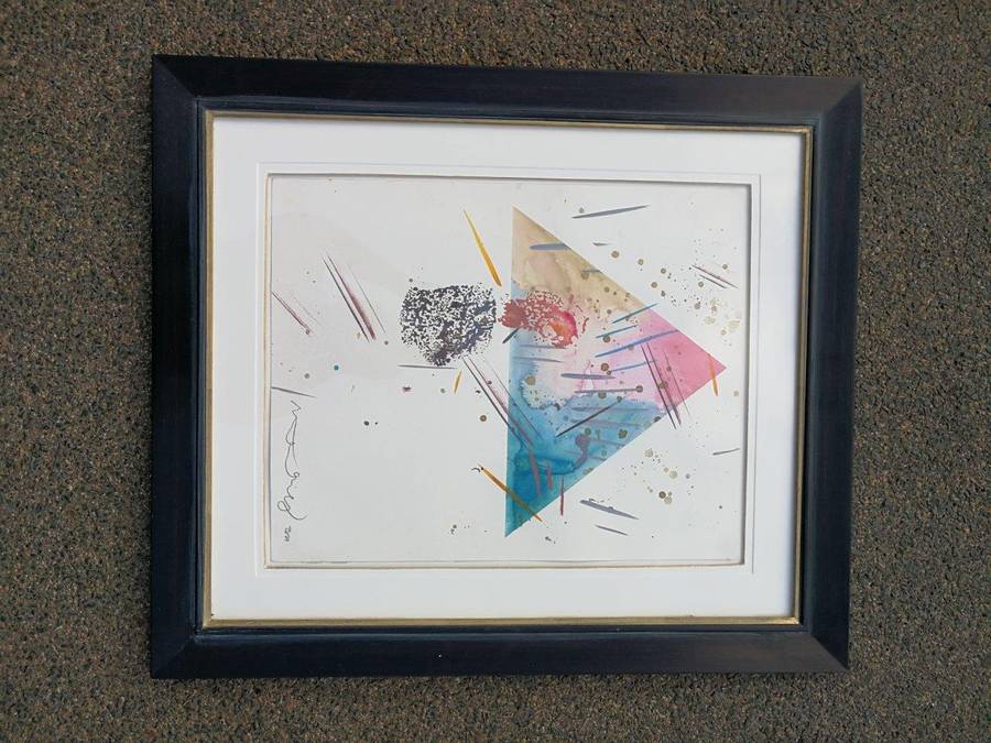 A Set Of Three Water Colour On Paper Framed In An Ornate Gilded Frame.  Each Signed And Dated 20...
