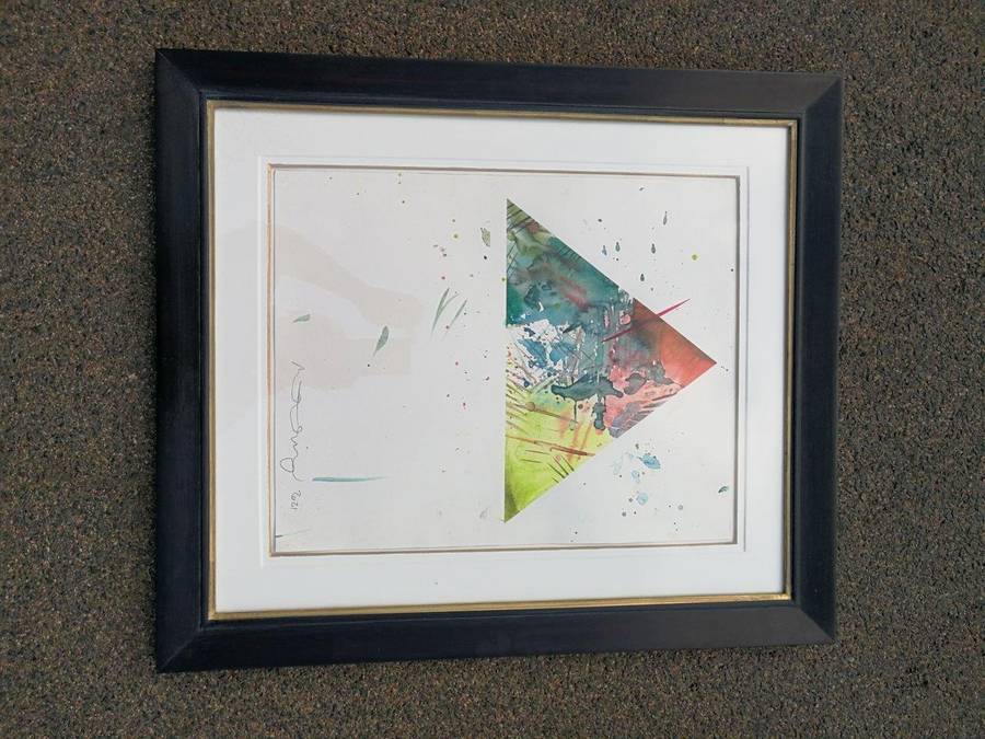 A Set Of Three Water Colour On Paper Framed In An Ornate Gilded Frame.  Each Signed And Dated 20...