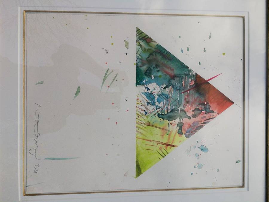 A Set Of Three Water Colour On Paper Framed In An Ornate Gilded Frame.  Each Signed And Dated 20...