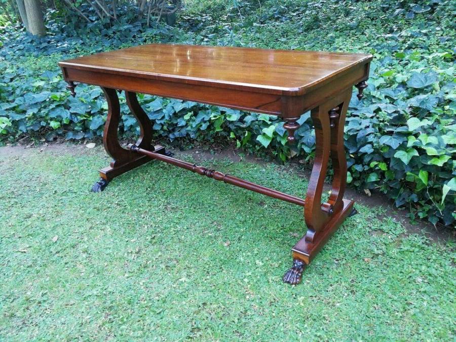An Early 19th Circa 1820Century William IV Rosewood Library Table
