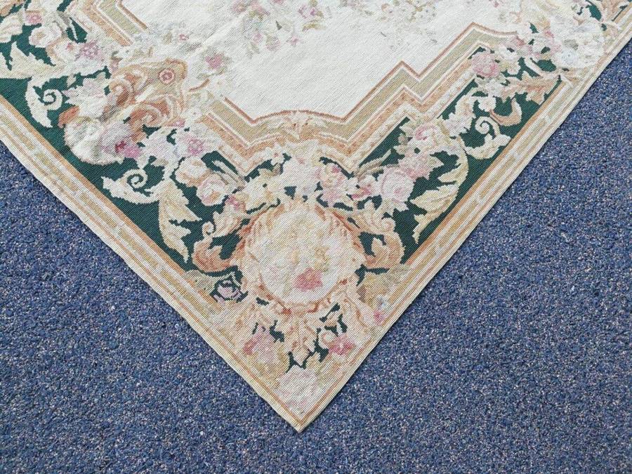 A 20th Century Needle Point Handmade  French Carpet