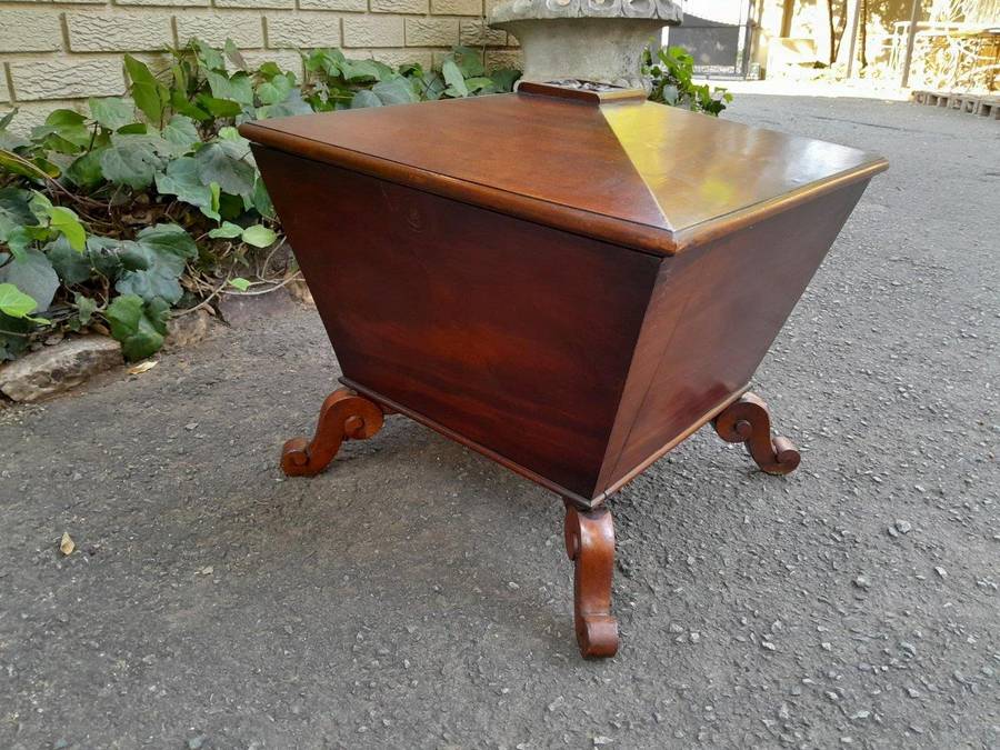An Antique Regency Circa 1800  Mahogany Cellarette