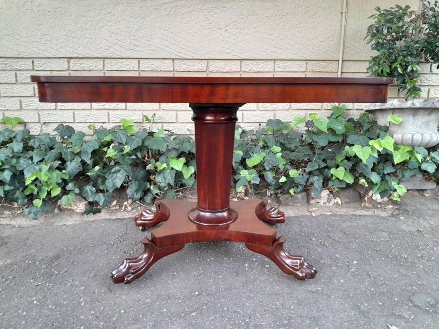 An Antique Pair of William IV Mahogany Console Tables  /  Bedside Tables / Pedestals