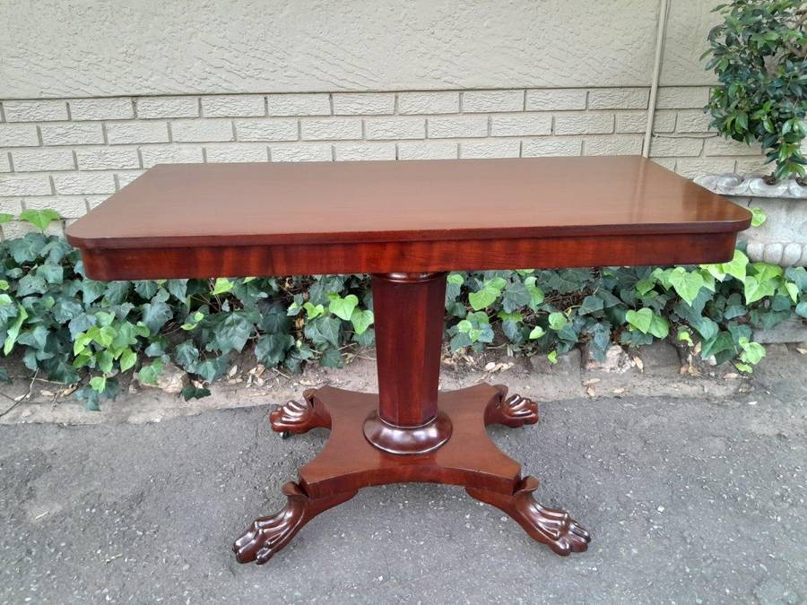 An Antique Pair of William IV Mahogany Console Tables  /  Bedside Tables / Pedestals