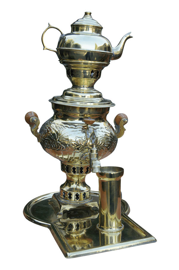 Vintage Brass Samovar - ND