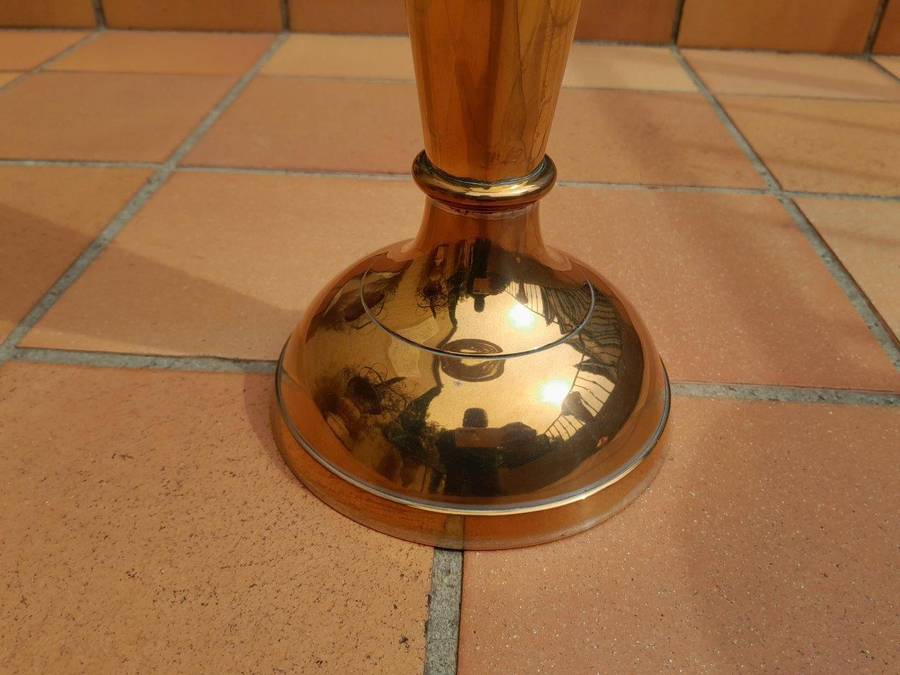 A Pair of Brass Decorative Urns / Vases