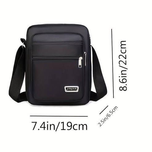 Mens Casual Nylon Messenger Bag