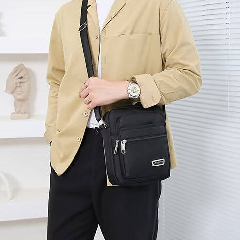Mens Casual Nylon Messenger Bag