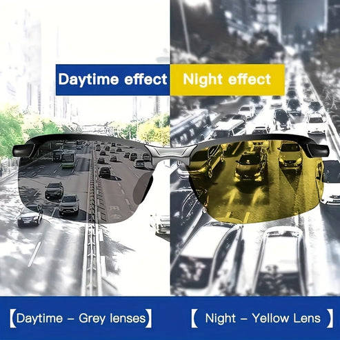 2Pcs Polarized Driving Fashion Glasses