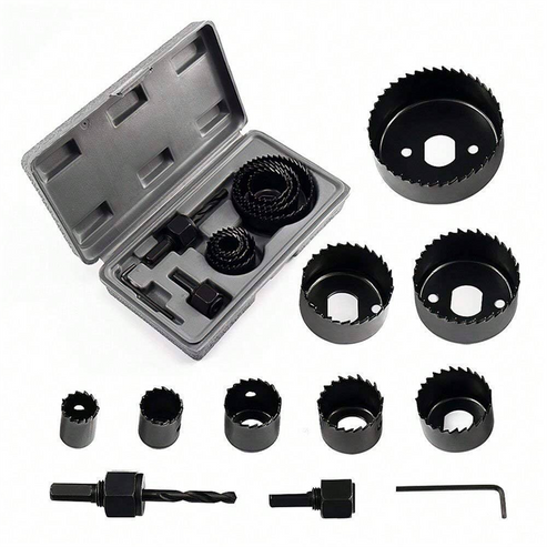 11 PIECE HOLE SAW KIT