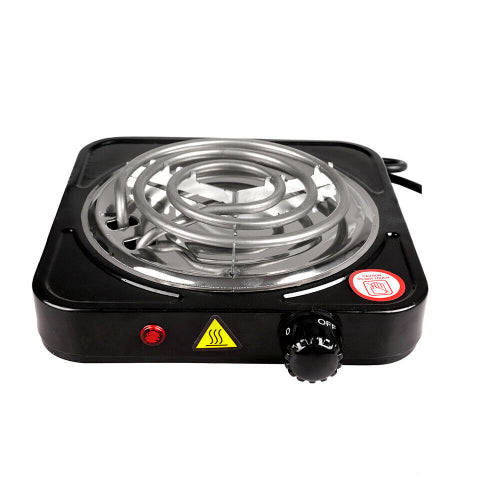 Black Knob Electric Stove Electric Cooking Heater 1000W Radiant Stove