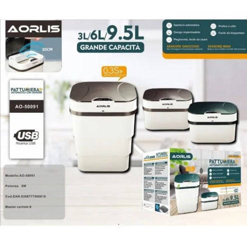 Smart Sensor Foldable Bin