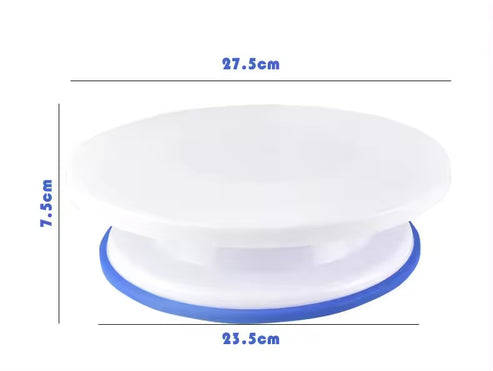 Cake Turntable Anti-skid Plastic Decorating Rotating Table Pastries Cake Decoration DIY Baking Tools
