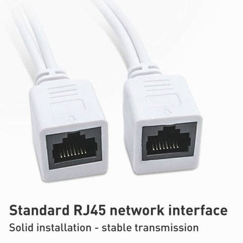 POE Cable Splitter + Injector Set