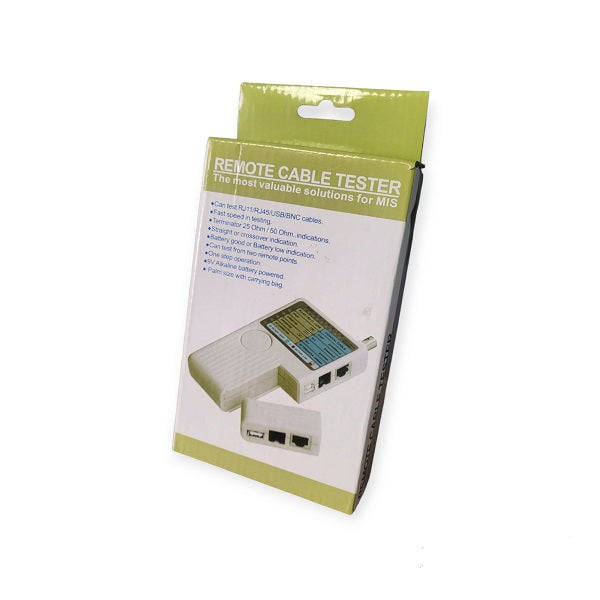 SE-L155 4 In 1 Remote Cable Tester for RJ11/RJ45/USB/BNC Cables