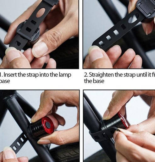 1pc AB-ZX04 Bicycle Taillight And Front Light 250Mah