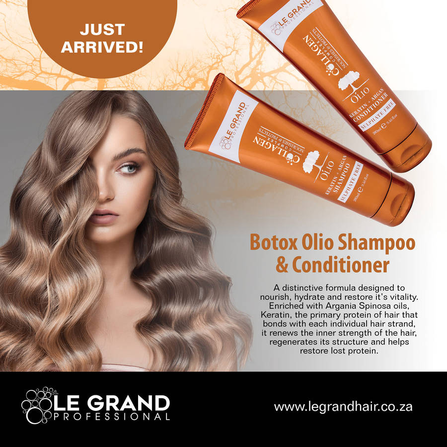 Le Grand Botox Olio Argan Shampoo & Conditioner - 280ml