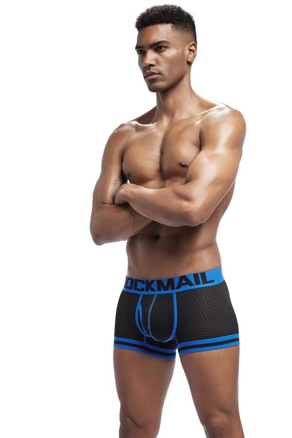 Jockmail Mesh Boxer Black