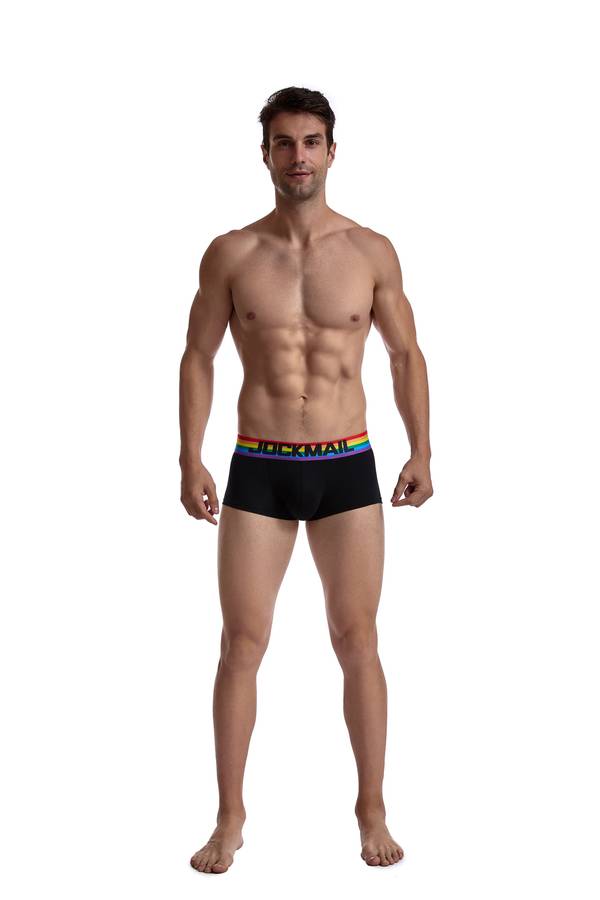 Jockmail Rainbow band Boxer - Black