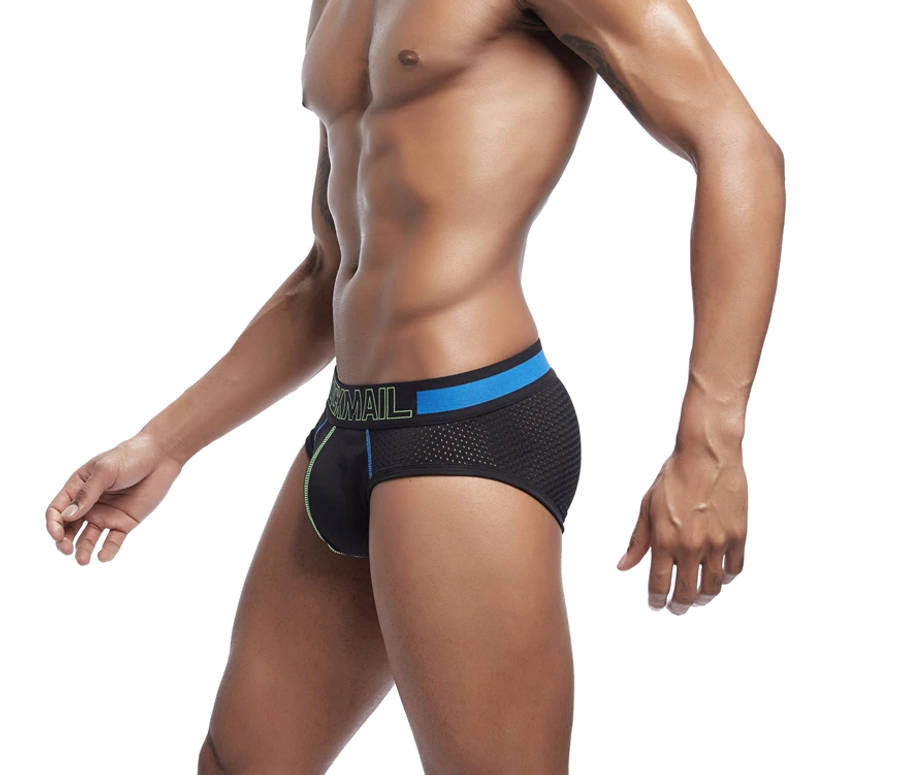 Jockmail Black Briefs