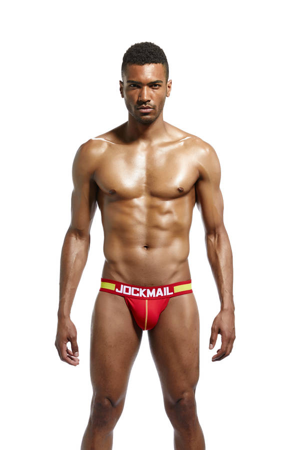 Jockmail Jockstrap Red/Yellow