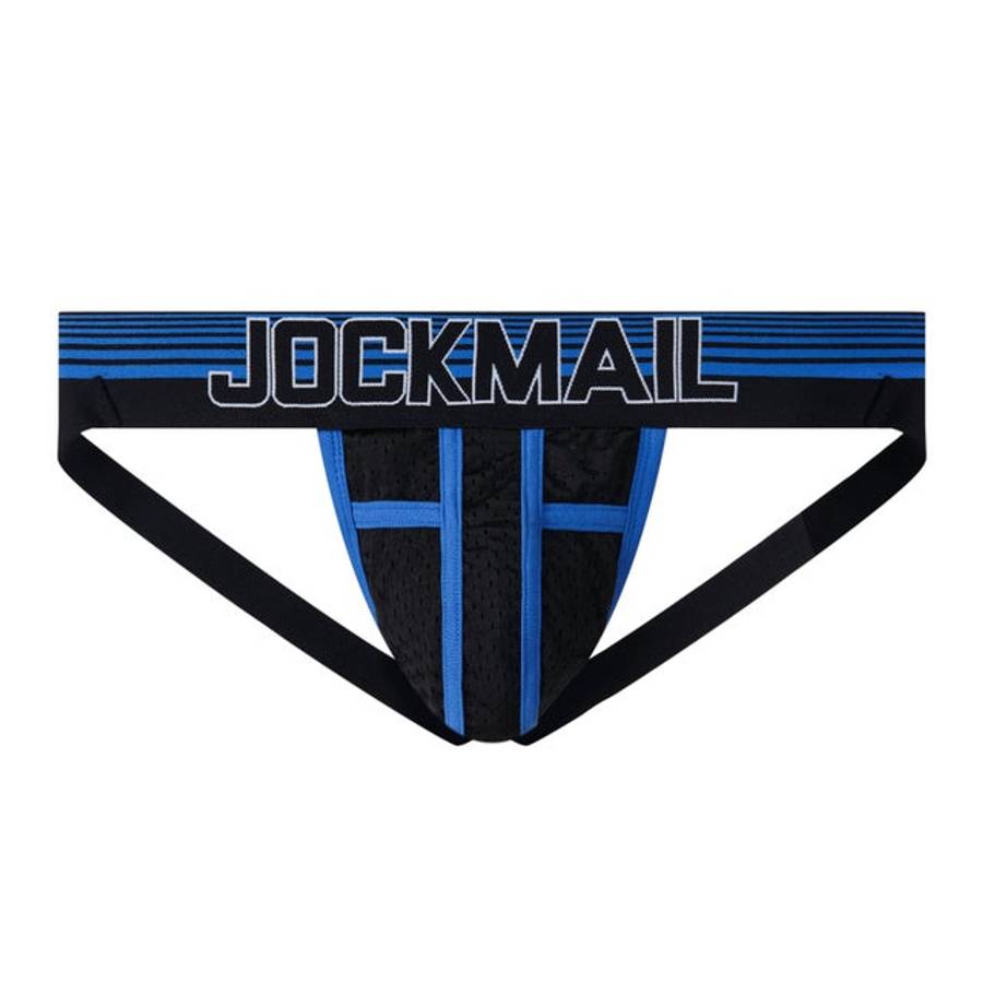 Jockmail Mesh Jockstrap Blue