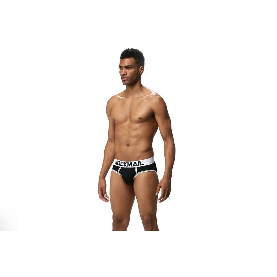 Jockmail Black Briefs