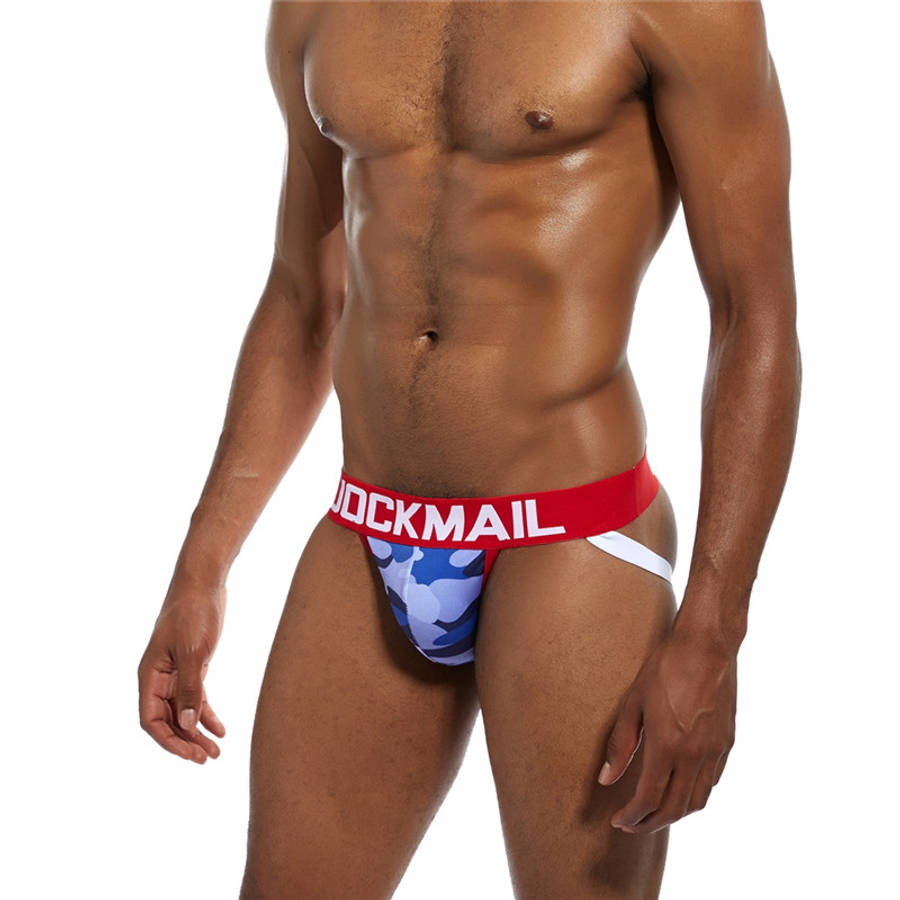 Jockmail Blue Camo Jockstrap