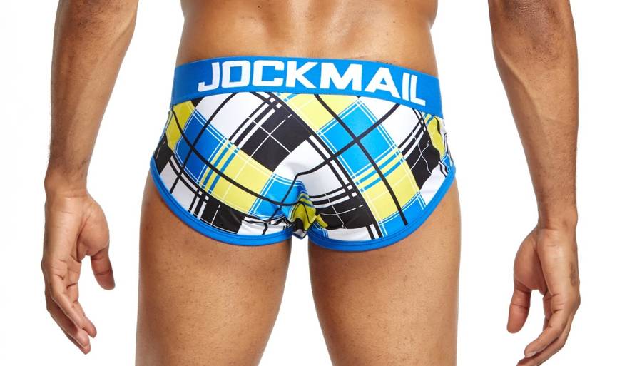 Jockmail Blue Check Print