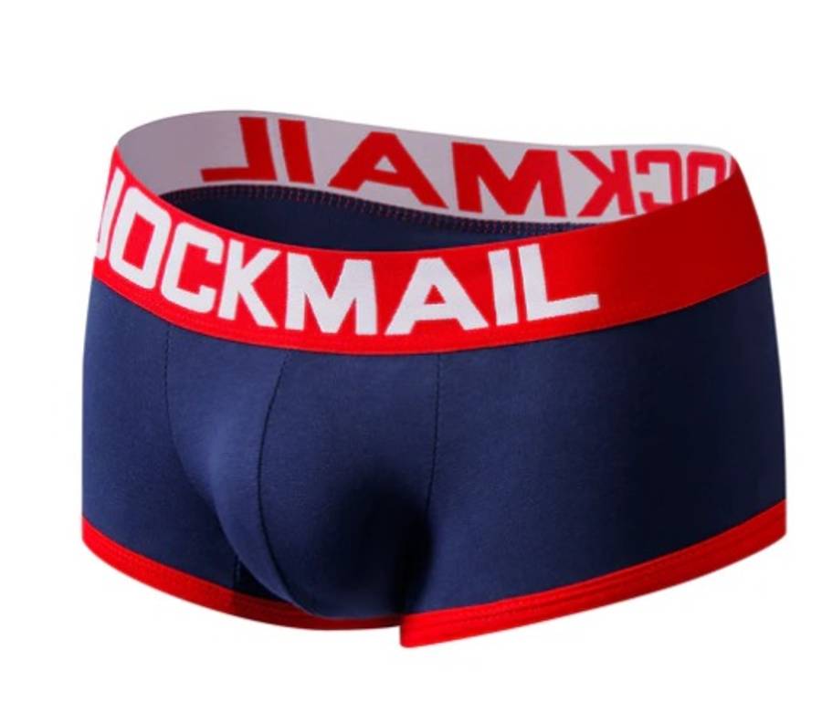 Jockmail Striped Boxer with open Rear