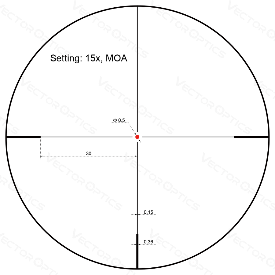 VECTOR OPTICS - FORESTER 3-15X50 - SCOM-16