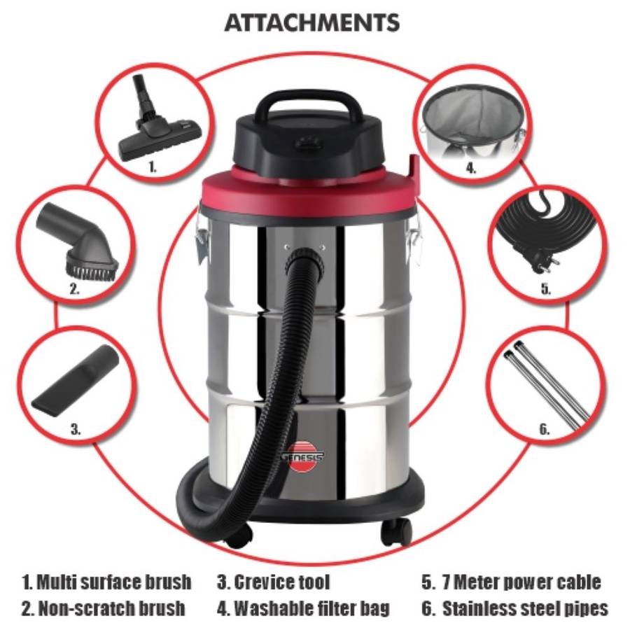 DEMO | Genesis Duravac Pro 21L | Wet &amp; Dry Vacuum Cleaner