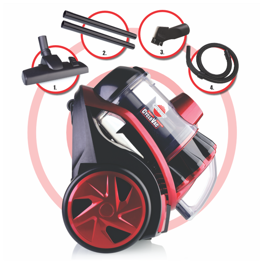 DEMO | Genesis Cyclovac Multi-Cyclone | Cyclonic Vacuum Cleaner