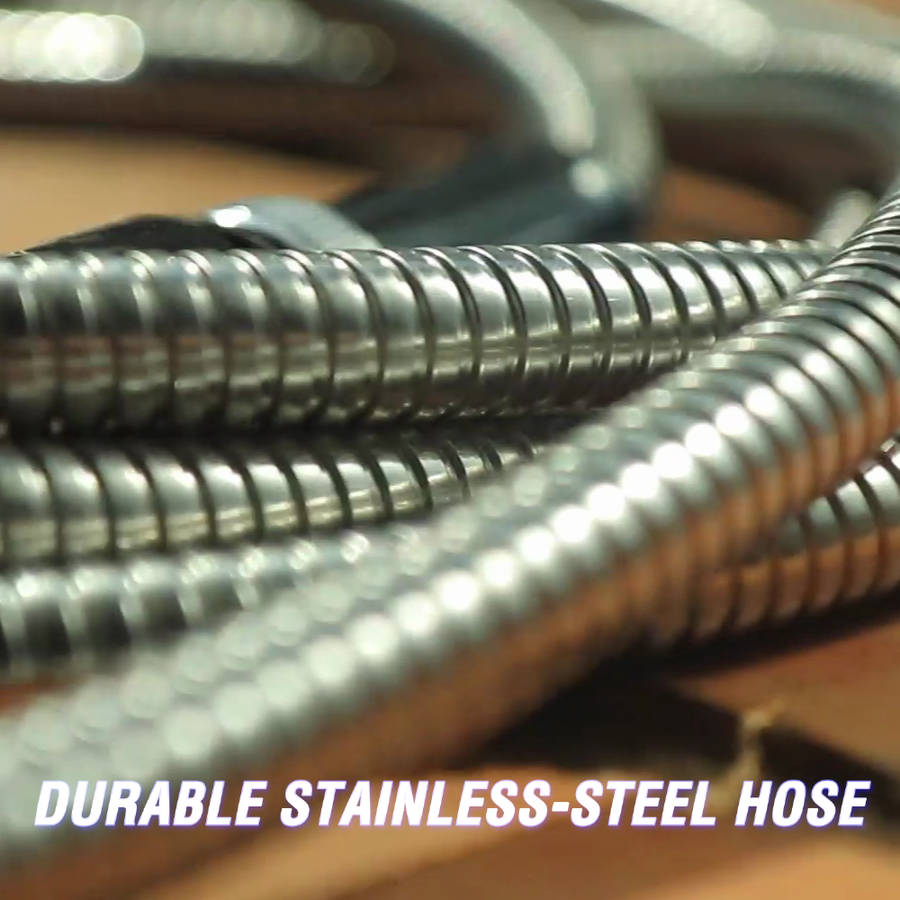 Gorilla X-Hose Steel 15m | High-Pressure Stainless-Steel Hose Pipe