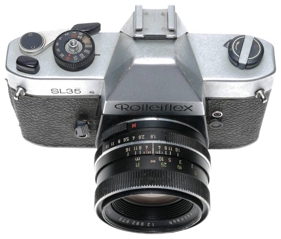 Rollei SL 35 old film camera with 2 lenses outfit