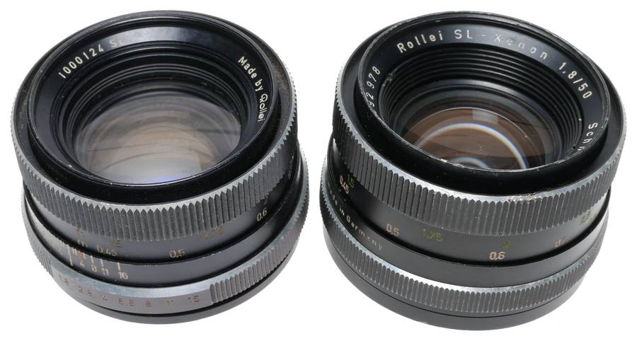 Rollei SL 35 old film camera with 2 lenses outfit