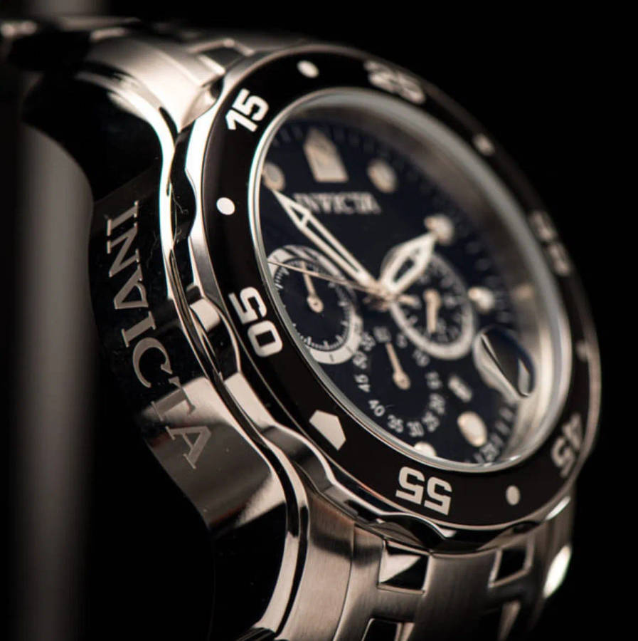 look!! rrp R8,999.00 INVICTA MENS BIG COLOSSUS silver / black 50mm STEEL CHRONO Watch NEW