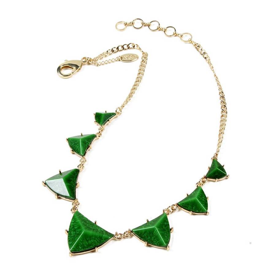Must see! Retail: R2,000.00 AMRITA NEW YORK Dorcas Necklace Evergreen