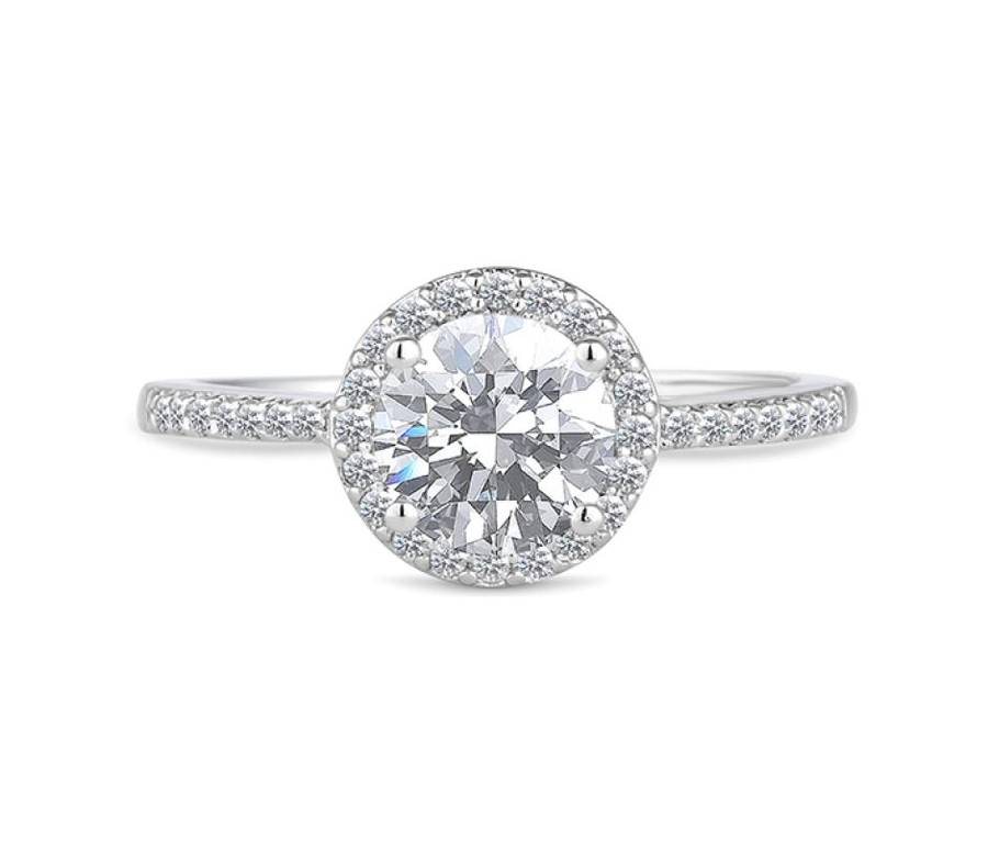 Retail: R1650.00 LONDON JEWELLERS Elegance Ring, Embellished with Crystals from Swarovski® (Medium)