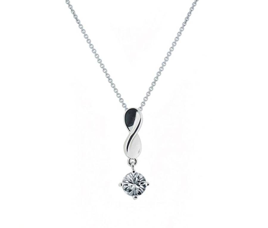 Retail: R1950.00 BRITISH JEWELLERS Bijou Pendant, Made with crystals from Swarovski® + Chain