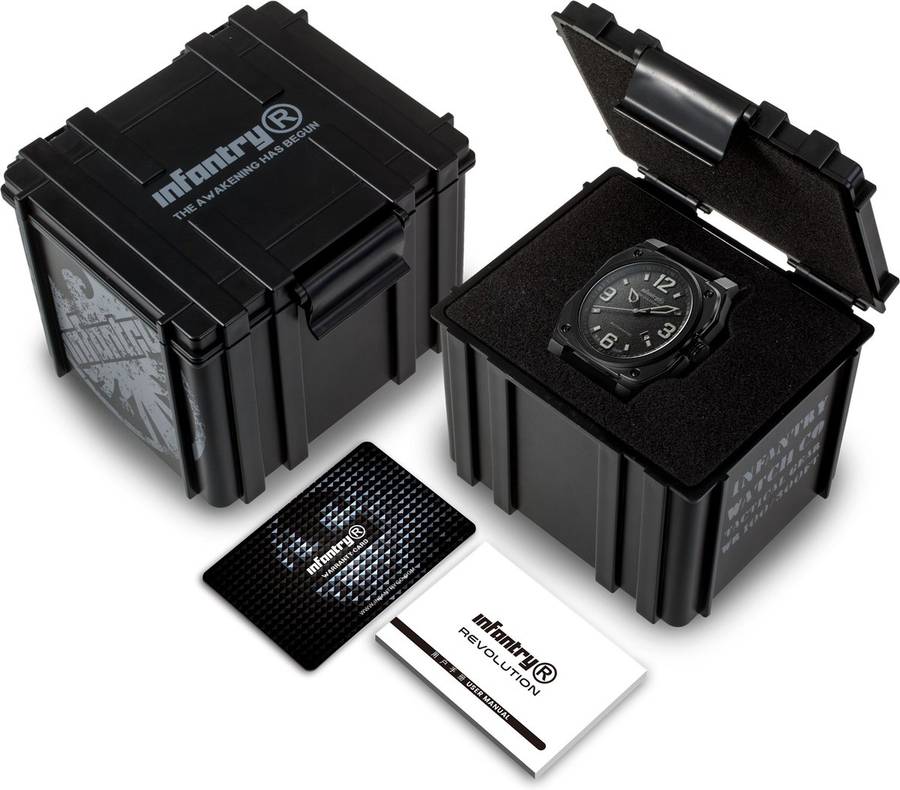 Infantry Revolution Men's REVO AUTOMATIC GHOST LAMBO GREEN INR-X1-AT Watch