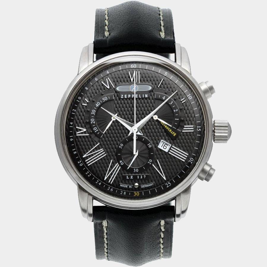 rare!! Retail: R8,000.00 ZEPPELIN Germany Transatlantic Swiss Chronograph Watch NEW