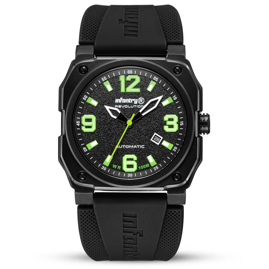 INFANTRY MENS REVO AUTOMATIC GHOST LAMBO GREEN INR-X1-AT Watch