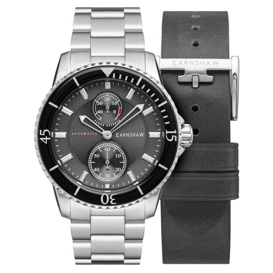 LOOK!! rip: R14,200.00 THOMAS EARNSHAW mens Hawke Power Reserve Slate Grey Watch brand new!!