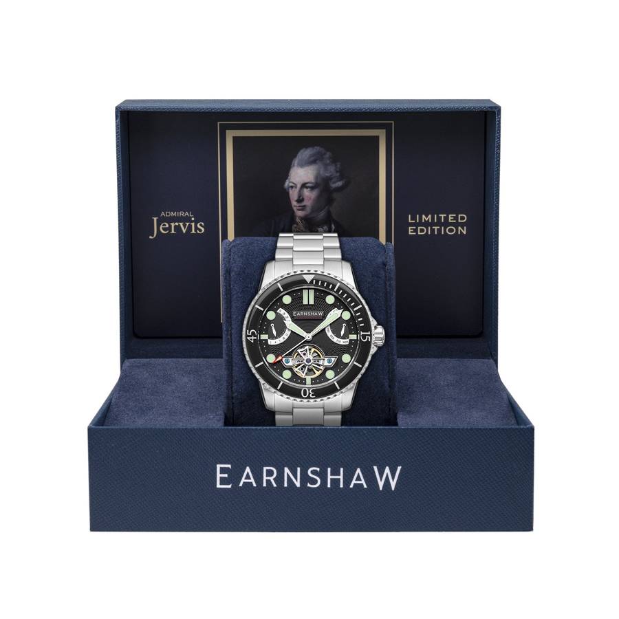 LOOK!! rip: R14,200.00 THOMAS EARNSHAW JERVIS DUAL RETROGRADE CALENDAR AUTOMATIC OPEN HEART Watch